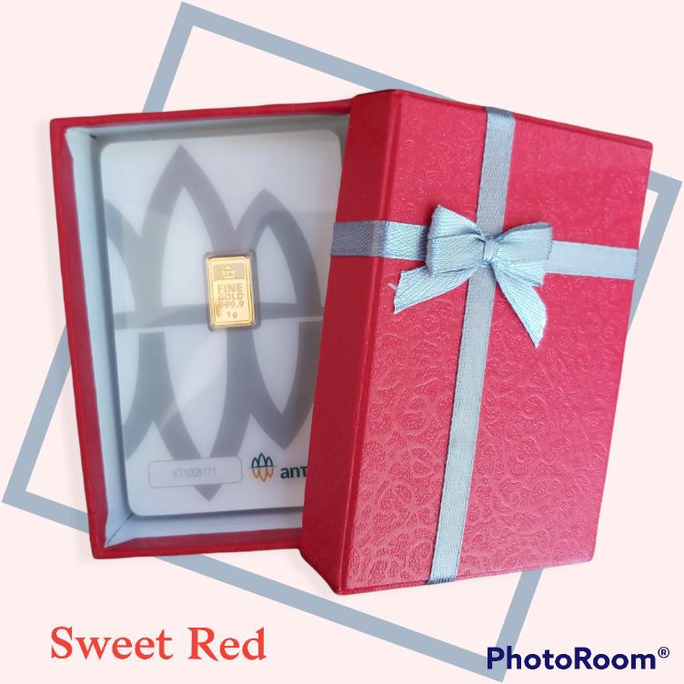 Paling dicariZ5l5K Kotak Logam Mulia Antam  Kotak Perhiasan  Kotak Kado  Kotak Mini Gold  Gift Box  