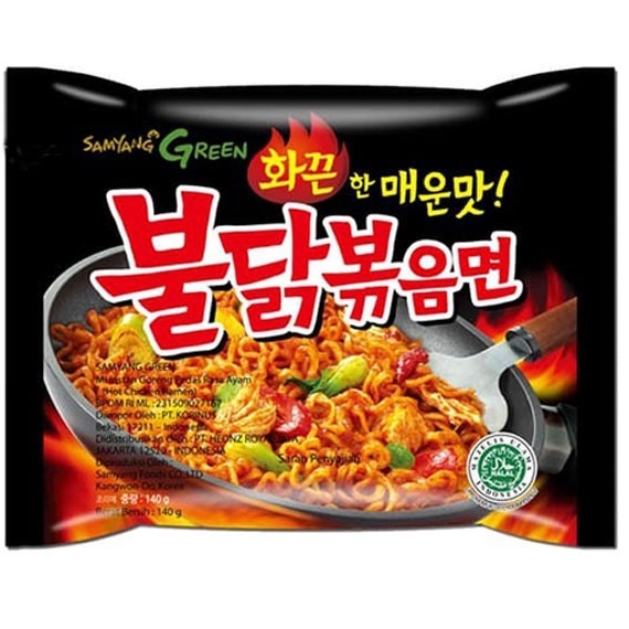 

TIPE RCS59 EXP JULI 224 MIE SAMYANG SEMUA VARIAN HOT CHICKEN BULDAK RAMEN MIE INSTAN KOREAJjajangStewMalaSpicy Sup