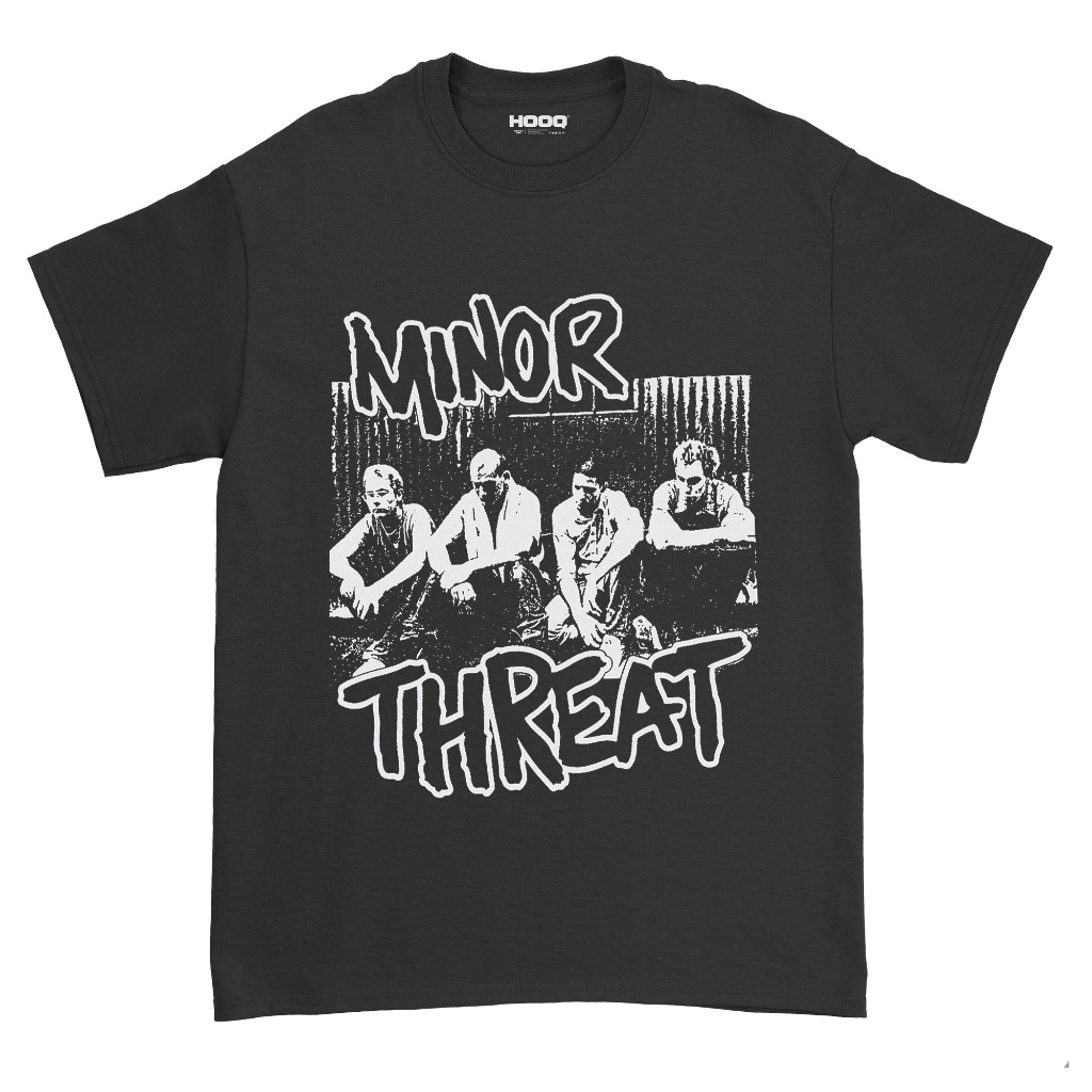 ( COD ) KAOS BAND MINOR THREAT - XEROX / UNISEX / BAJU MINOR THREAT/ T-SHIRT MINOR THREAT