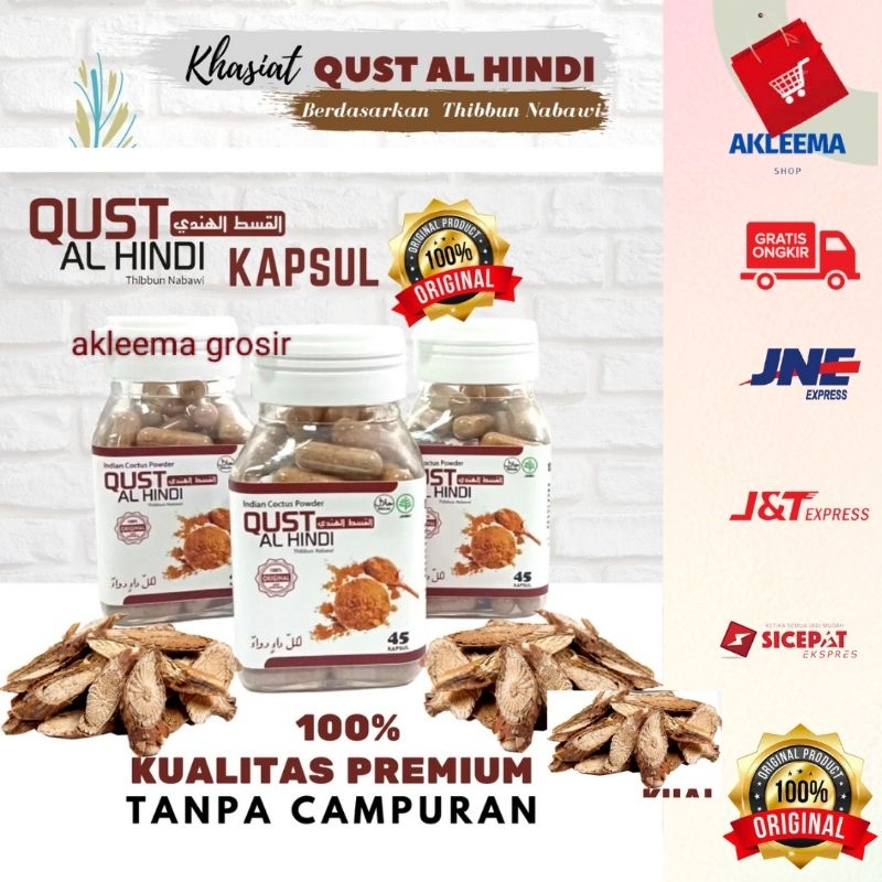 Original Kapsul Qusthul Hindi Ori BPOM Resmi Qist Al hindi Qust Al hindi Imune Booste