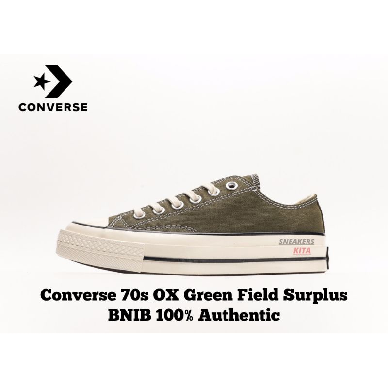 [UNISEX] Sepatu Converse CTAS OX Green Field Surplus 162060C BNIB 100% Authentic