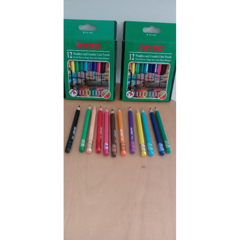Pensil Warna/pencil Colour dapat dihapus  JOYKO CP-120