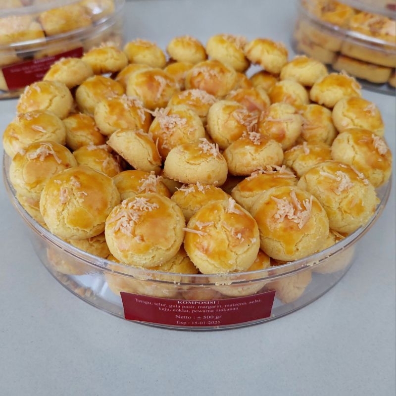 

kue kering PURNAMA NASTAR BULAN SUPER TOPLES JUMBO 600gr cemilan keluarga/spesial lebaran