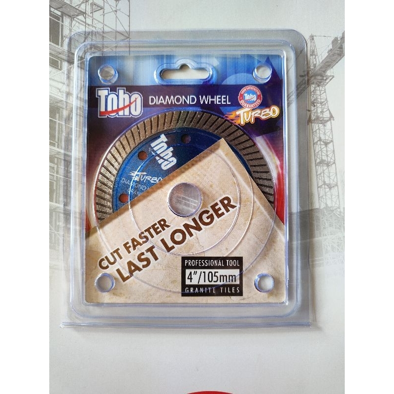 Diamond wheel 4" TOHO/mata potong granit TOHO