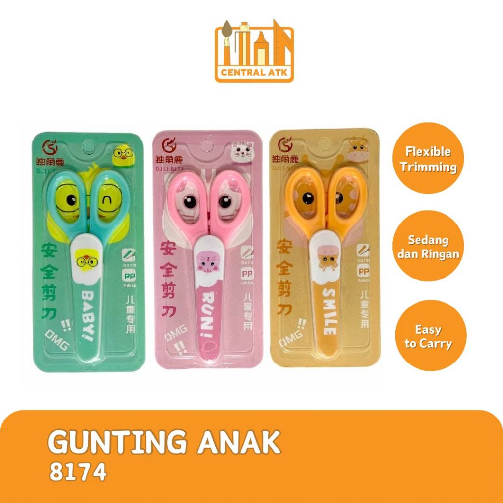 

SCISSORS | GUNTING ANAK 8174 (1 PCS)