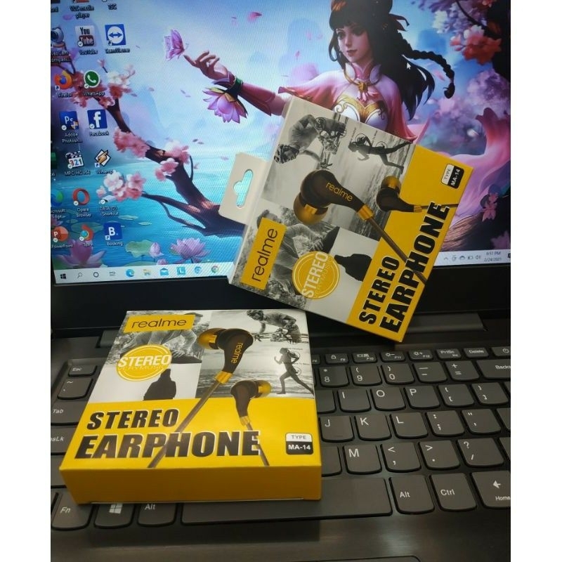 djaya HANDSFREE HEADSET HF REALME MA-14 ,KENCENG PACKINGAN IMPORT KUALITAS DIJAMIN,SUARA BAGUSS