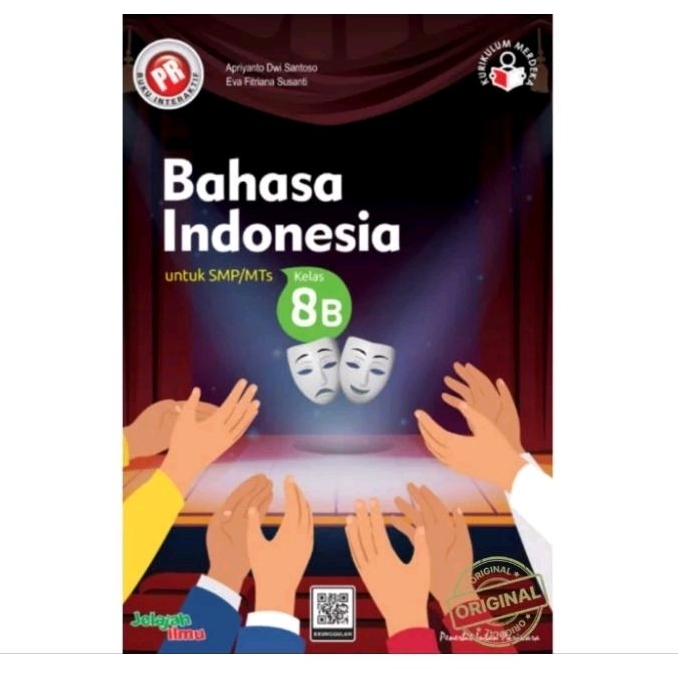 Buku lks pr Bahasa Indonesia Kelas VIII, 8 semester 2 kurikulum merdeka tahun 2024 Intan Pariwara