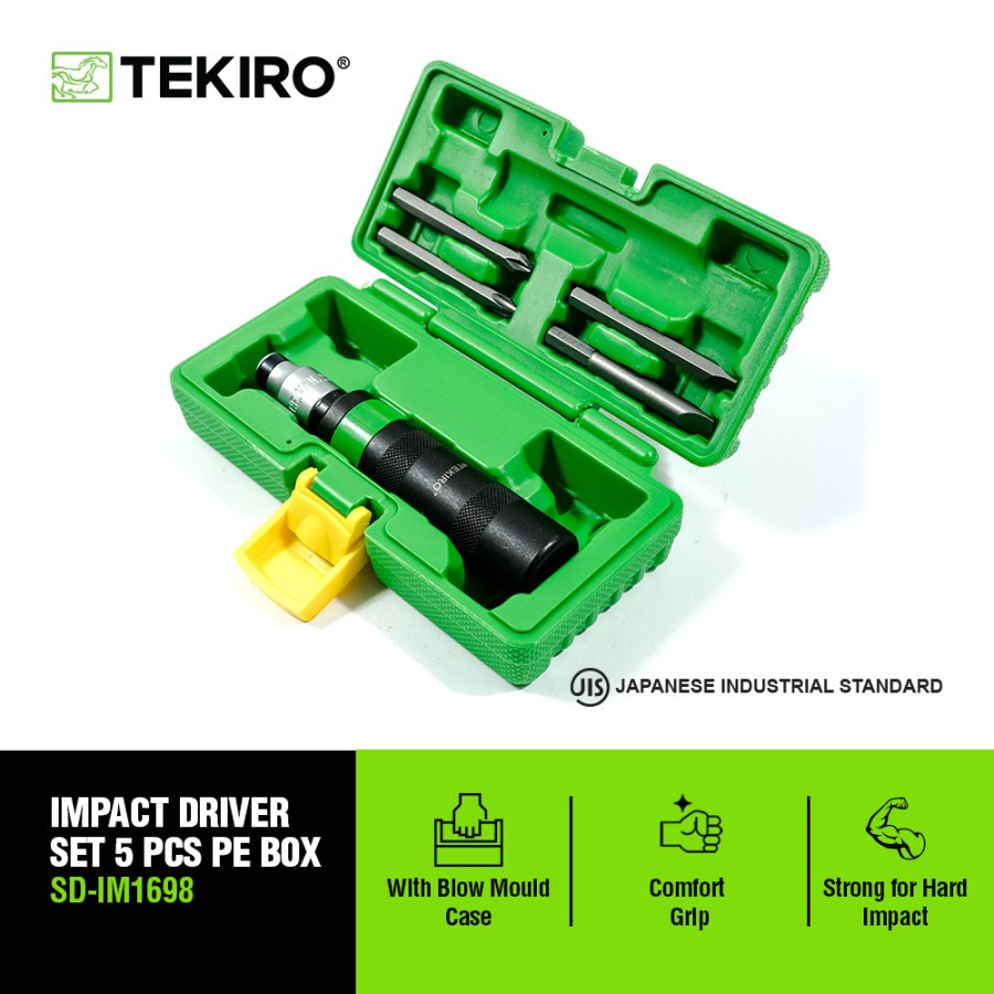 Obeng Ketok Tekiro Set 5 Pcs/Tekiro Obeng Ketok Set 5Pcs Premium