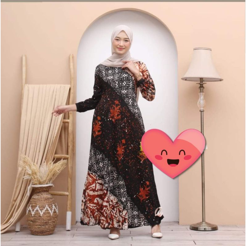 Gamis Batik Cap Pekalongan