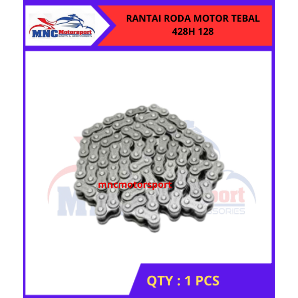 RANTAI RODA MOTOR TEBAL 428H 128