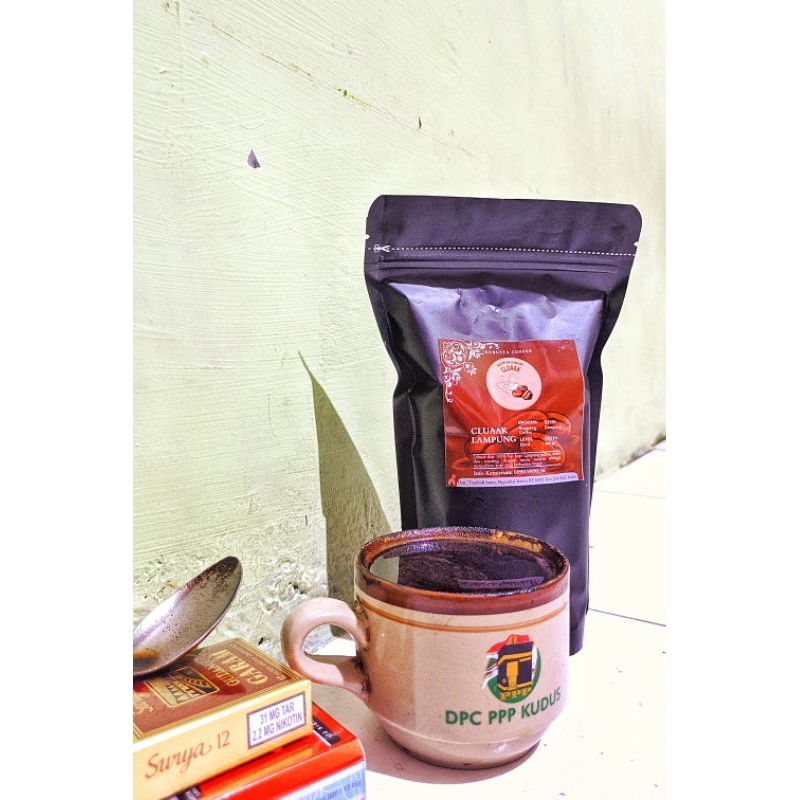 

Kopi cluaak Robusta bubuk kopi Lampung 100% asli. 260gram