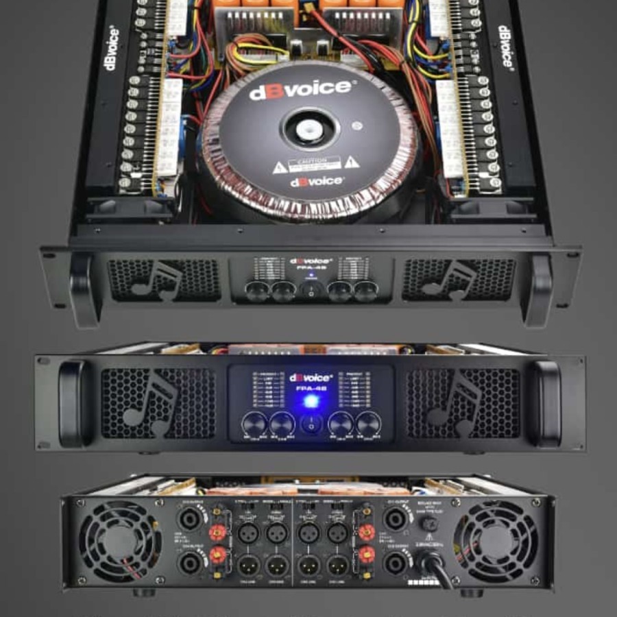 POWER AMPLIFIER DB VOICE FPA 48 / FPA48 ORIGINAL DBVOICE 4 CHANNEL