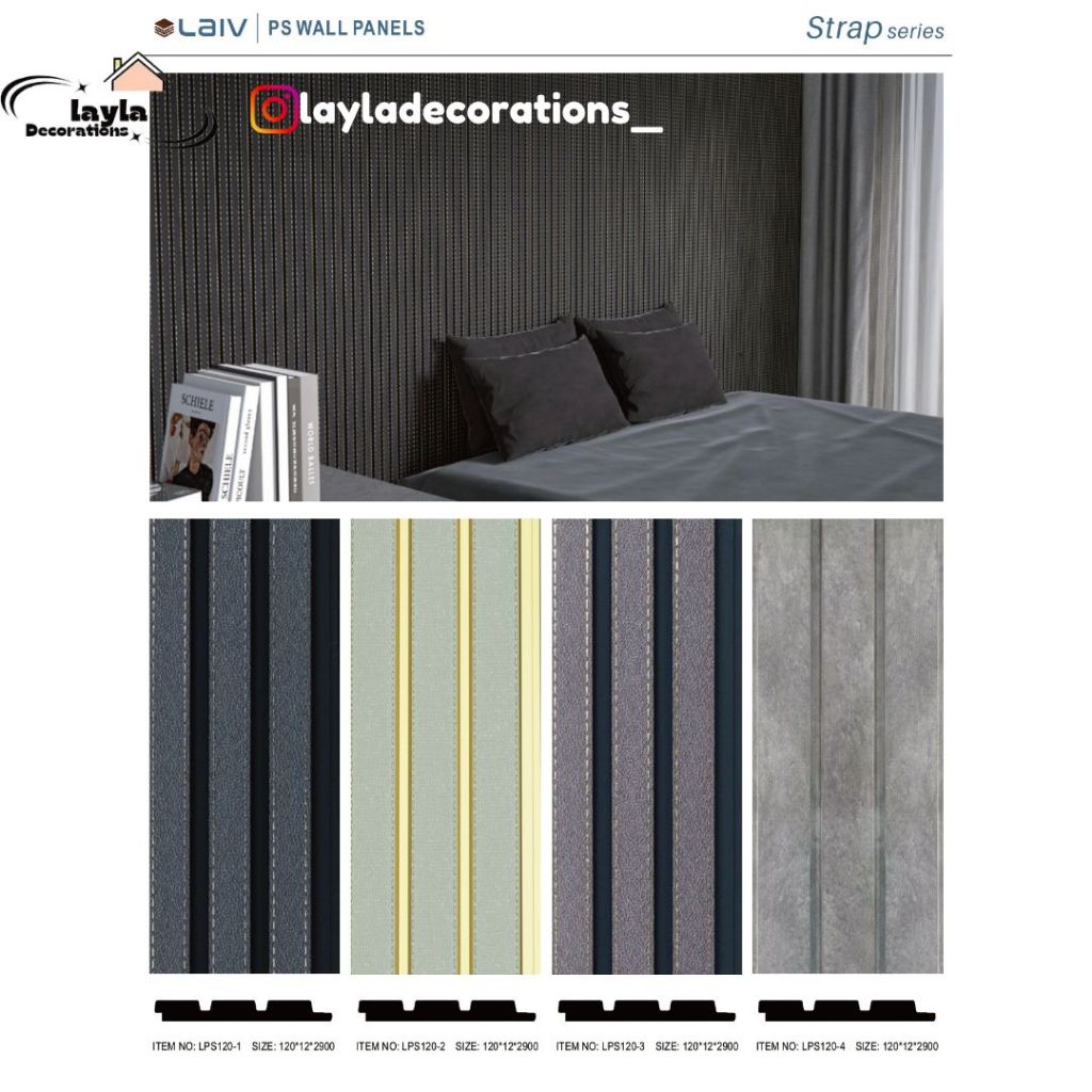 WALLPANEL LAIV STRAP SERIES / WPC PANEL DINDING