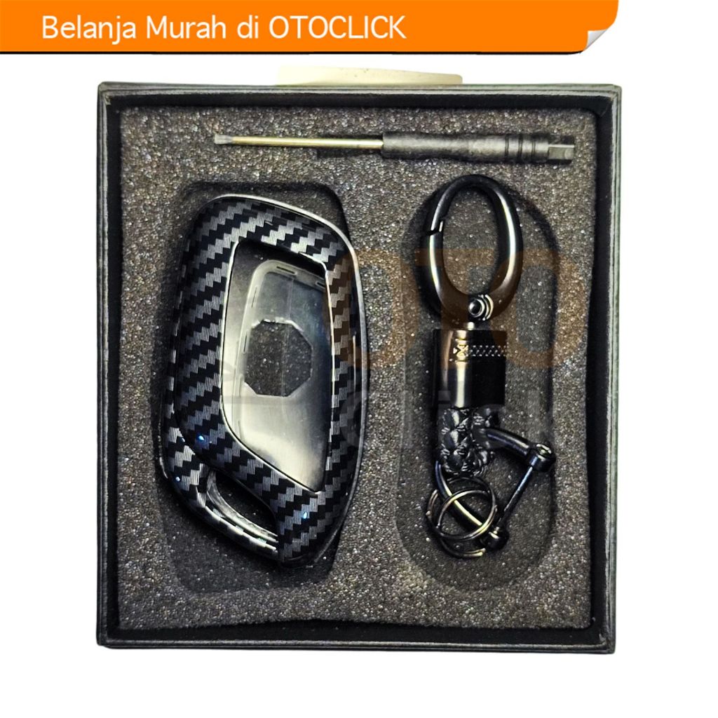 Cover Kunci Smart Key Sarung Kunci MG 5 HS Carbon Case