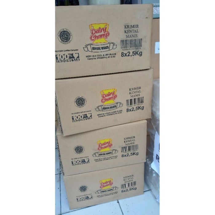 

Susu Kental Manis Dairy Champ 1dus isi 8pcs dairychamp 8x 2,5kg susukental manis dairy champ 8x2,5kg