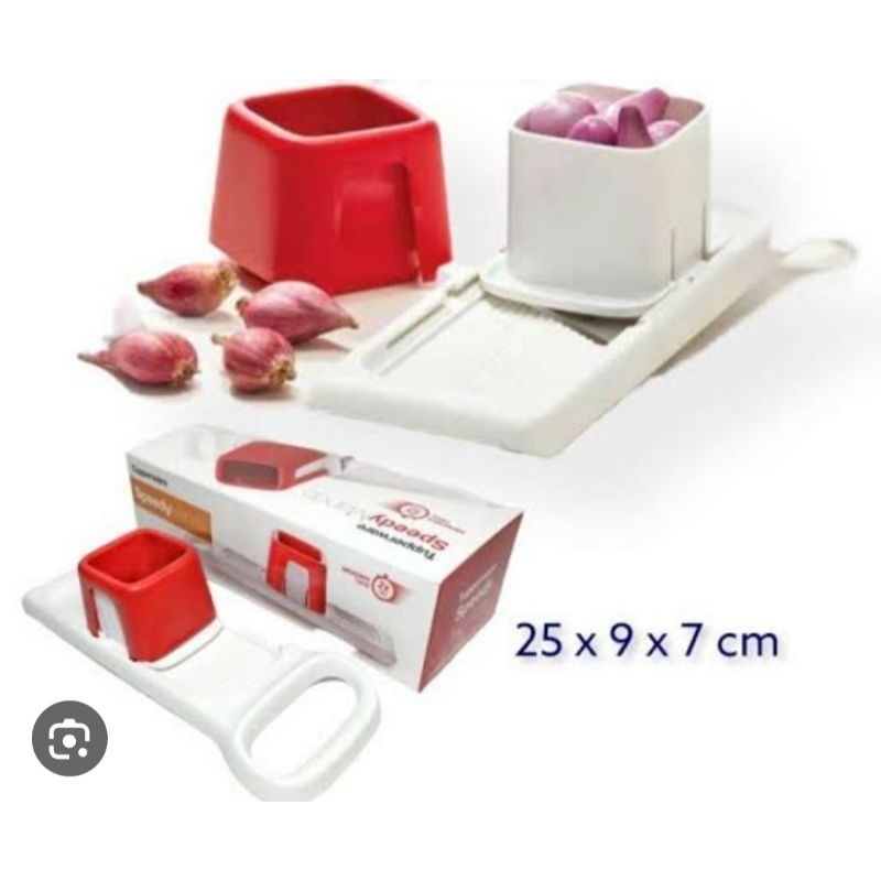 NEW - Speedy Mando Tupperware / Pengiris Pemotong Bawang Tipis / Slicer
