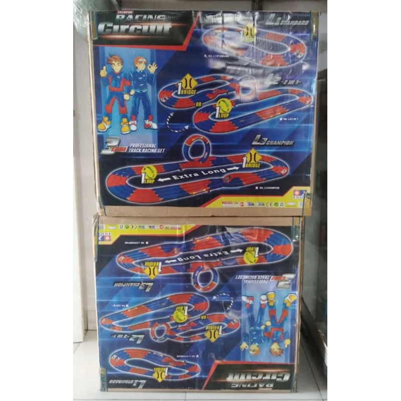 Track Tamiya 3 Jalur Racing Circuit Tamiya 3 Alur, Track Lurus dan Belok IMAGE L1