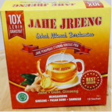 

PAKET 1 box isi 10 sacset JAHE J-reeng kemasan terbaru herbal jahe terjamin khasiatnya