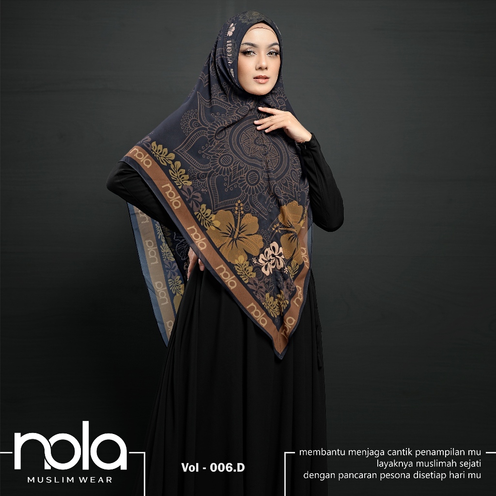 NOLA - Khimar Printing Sultan Volume 06/ Khimar Syari / Jilbab syari