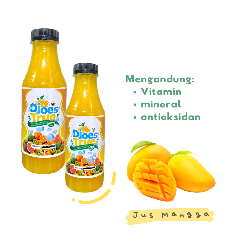 

Djoestrue Jus Mangga buah asli 250ml