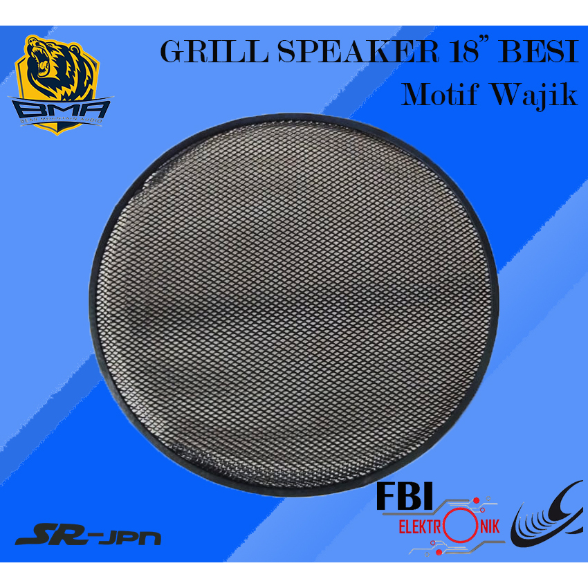 Grill Besi Subwoofer 18 inch Motif Wajik Gril Sub 18 in wofer model diamond Grill Speaker 18 Inc Bes