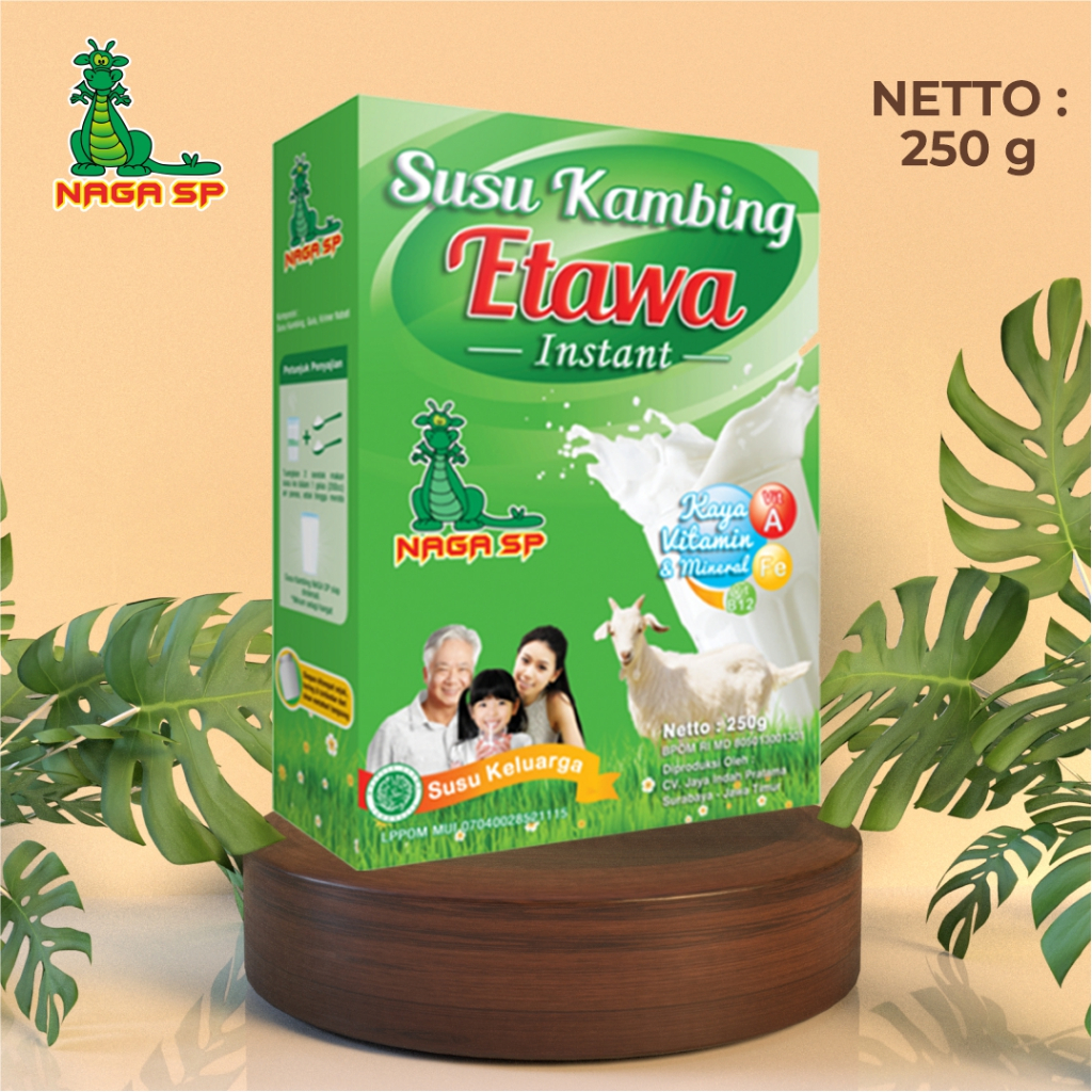 

PAKET HEMAT Susu Kambing Etawa Naga SP 250 gr ASLI