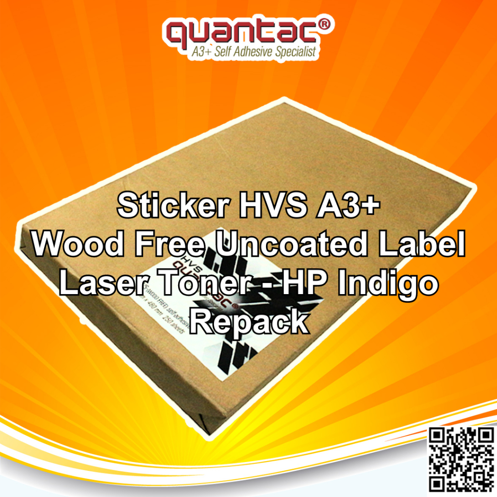 

Quantac Sticker HVS Paper A3+ Matte Wood Free Digital Print - REPACK