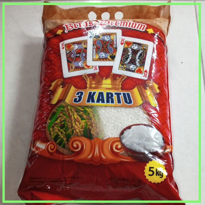 

BERAS PREMIUM 3 KARTU LARISST SANIA 5KG