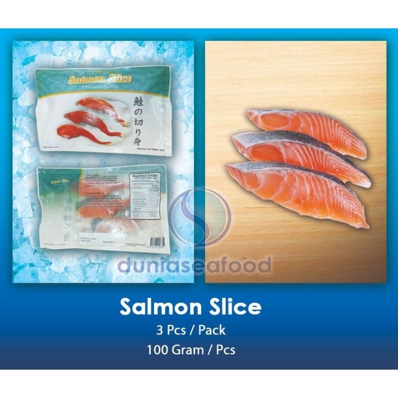 

Salmon Slice 3 pcs/pack 100 gram/pcs