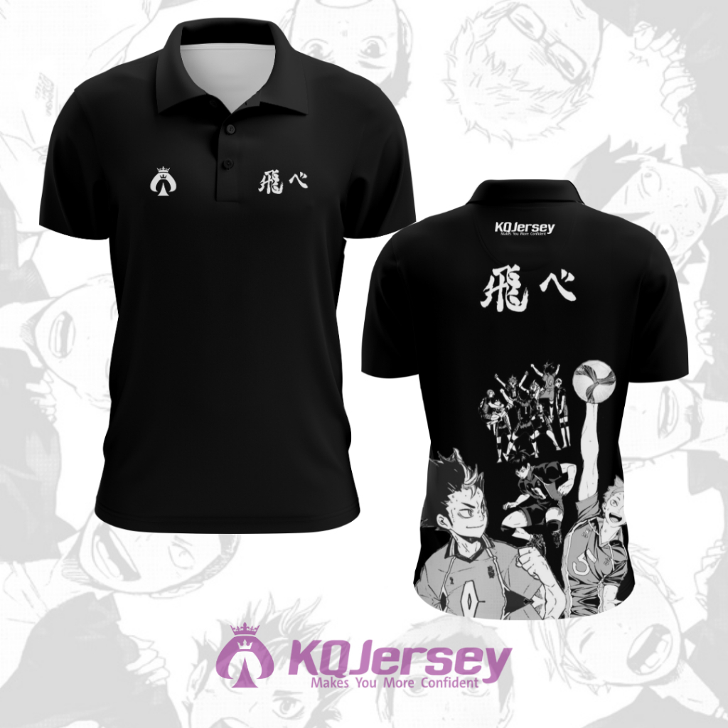 KQ JERSEY BAJU PRINTING ANIME HAIKYUU/ BAJU POLO/ JERSEY ANIME HAIKYUU/ BAJU HAIKYUU