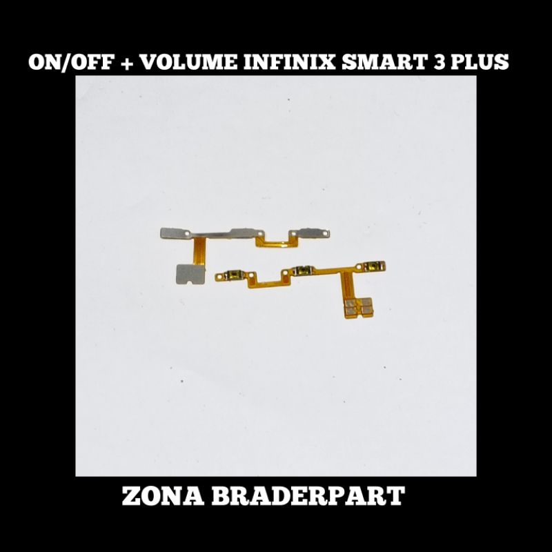 FLEKSIBEL ON/OFF + VOLUME INFINIX SMART 3 PLUS