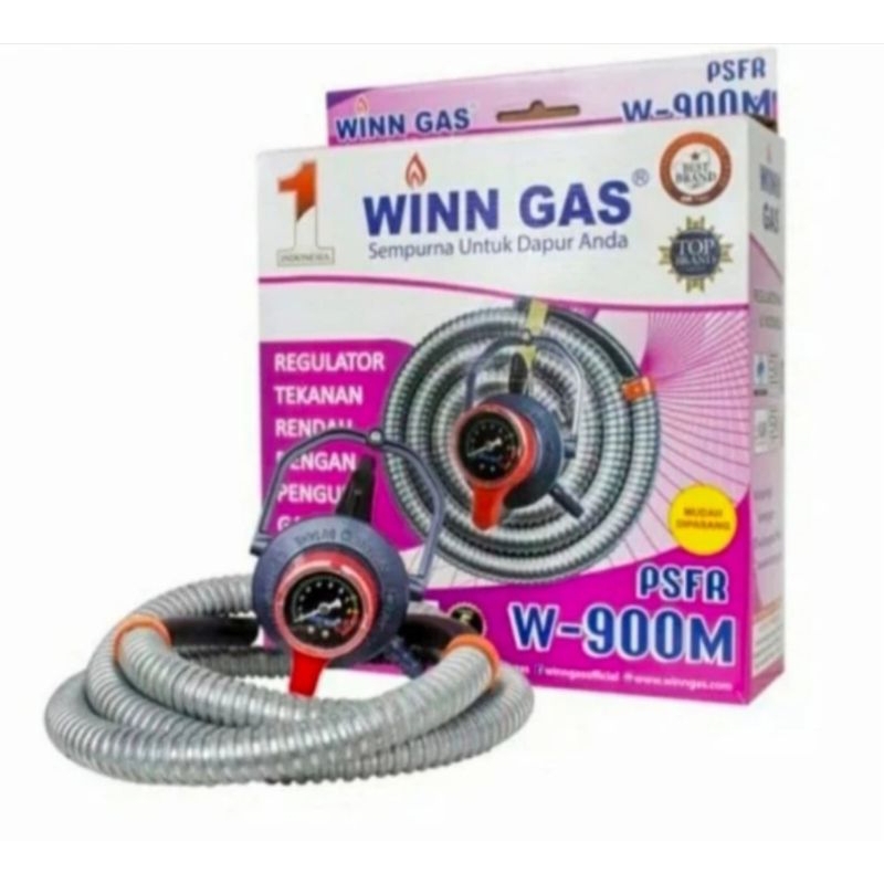 Regulator Selang Winn Gas W 900M / W900M / Selang Paket Regulator Winn Gas
