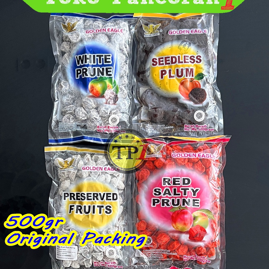 

Golden Eagle Manisan buah kiamboi kiamboy plum merah putih 5g