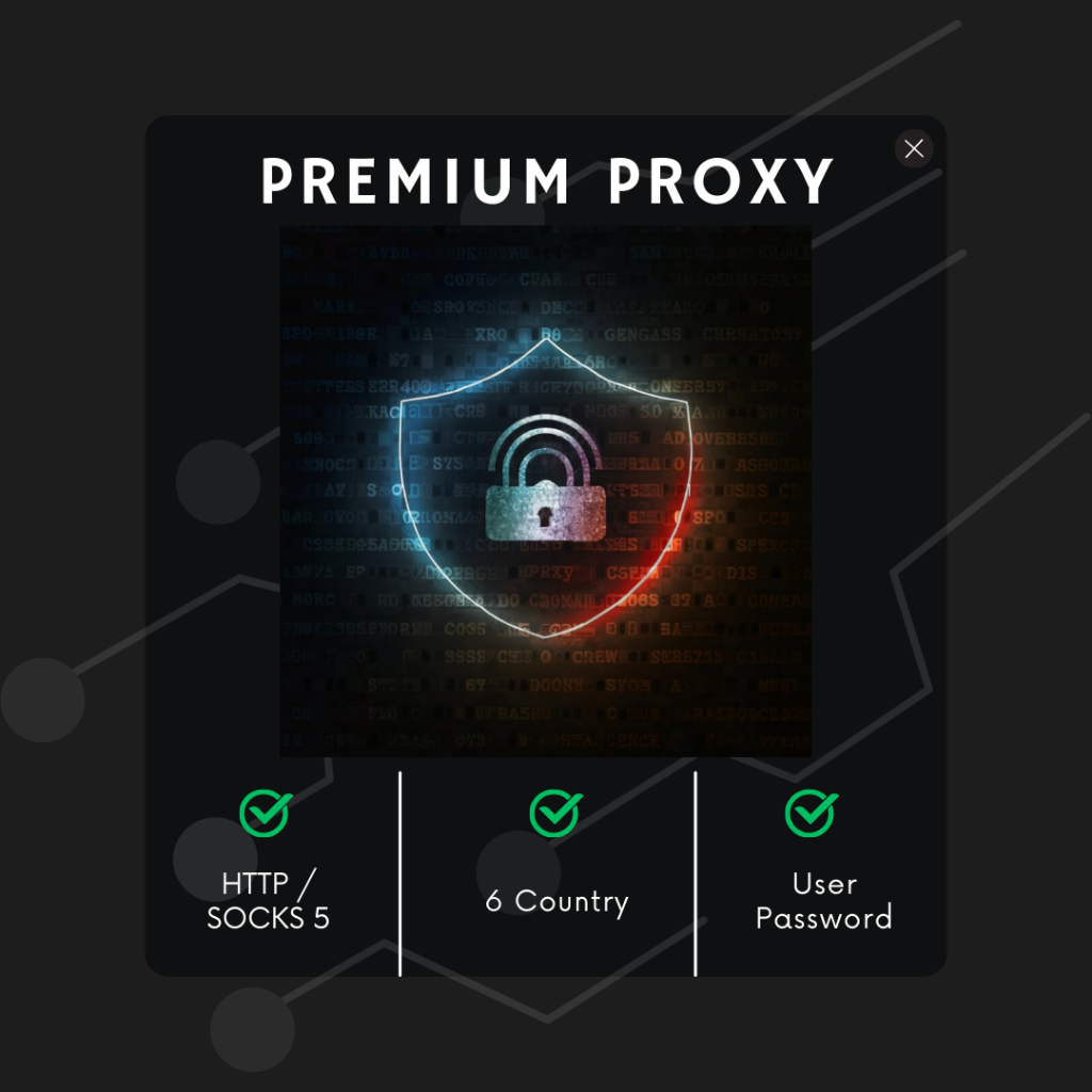 PROXY PREMIUM MURAH 1 BULAN
