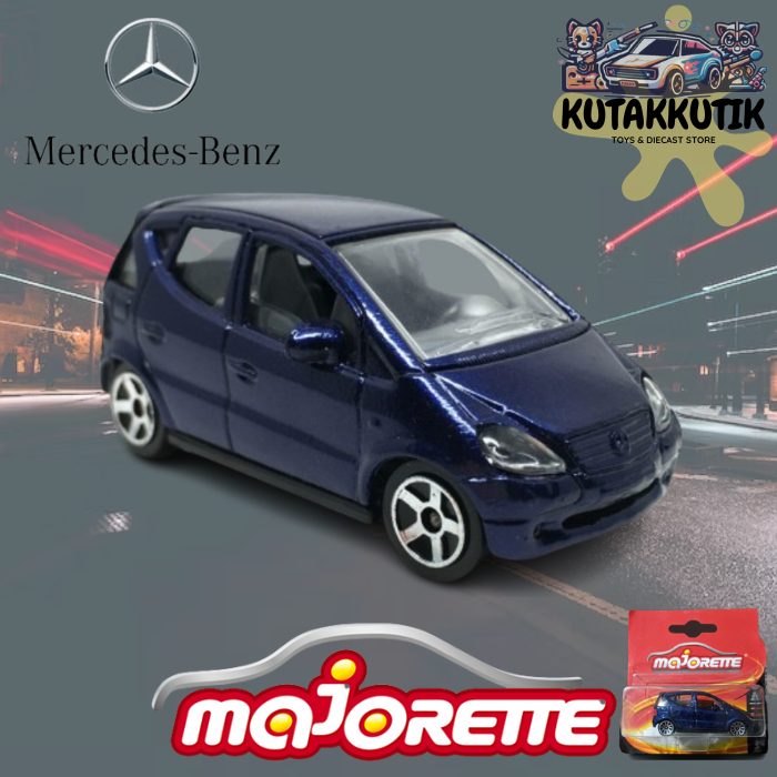 Majorette Mainan Mobil Hatchback Mercedes Benz Class A Street Cars