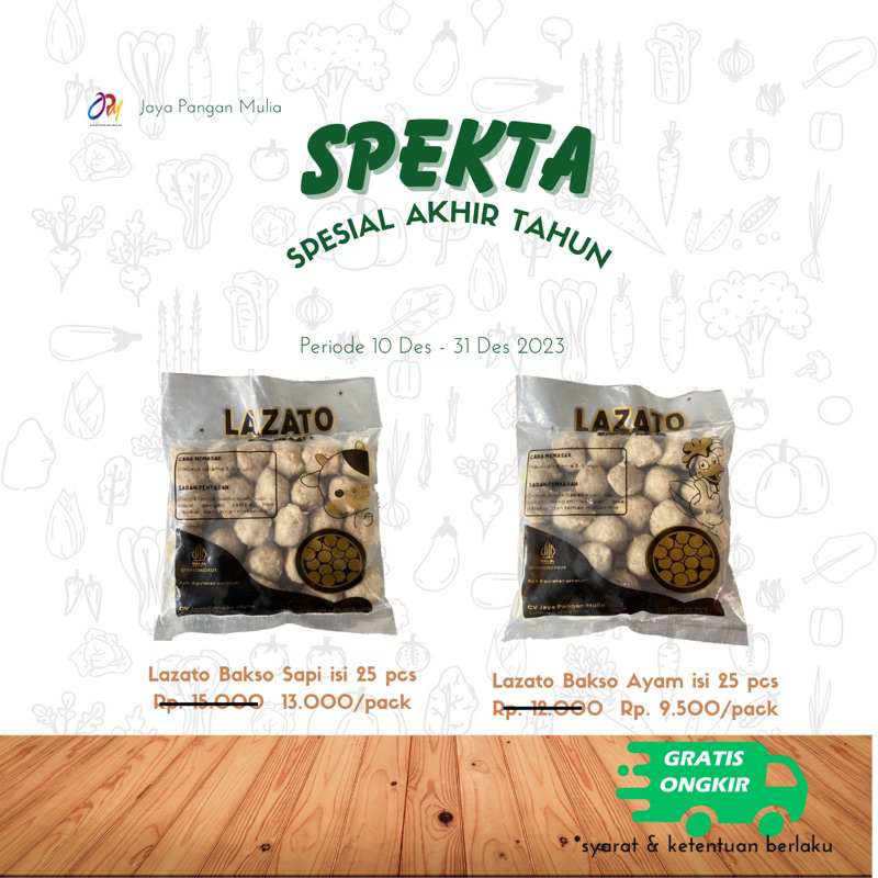 

Promo Bundling Bakso Sapi dan Bakso Ayam Lazato