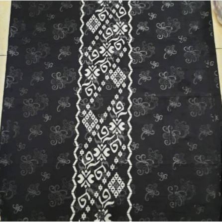 [OUR BEST PRODUCT] SARUNG SAMARINDA PAPUA MAS. SARUNG HITAM JUMBO MOTIF KEMBANG KWALITAS PREMIUM