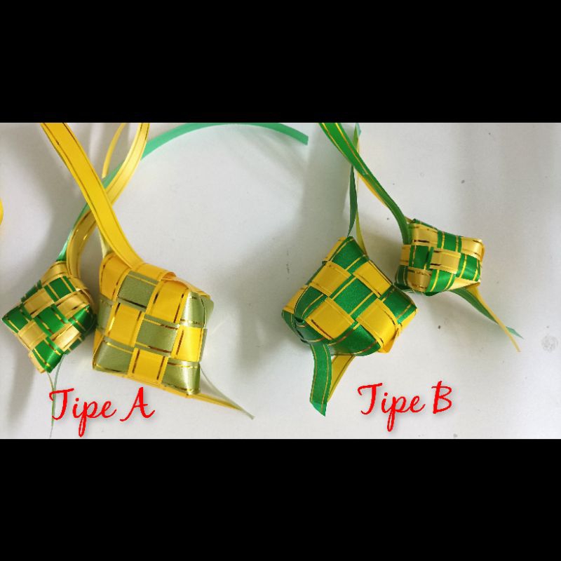 KETUPAT PITA JEPANG -+7CM / KETUPAT DEKORASI / KETUPAT HAMPERS