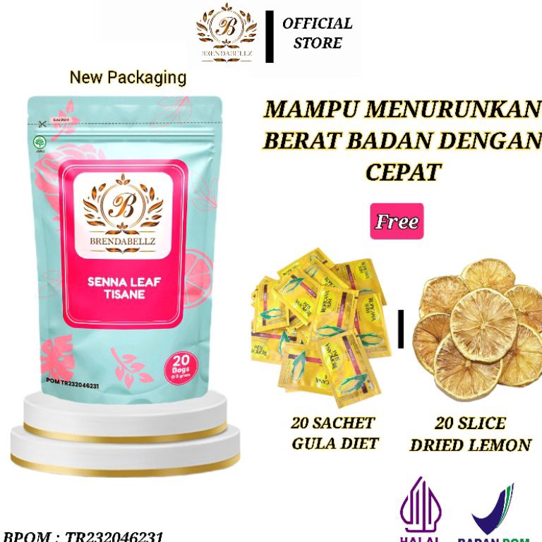 

R74 Brendabellz Tea BpomTeh Pelangsing Herbal Alami Super Detox Lemak Promo Spesial