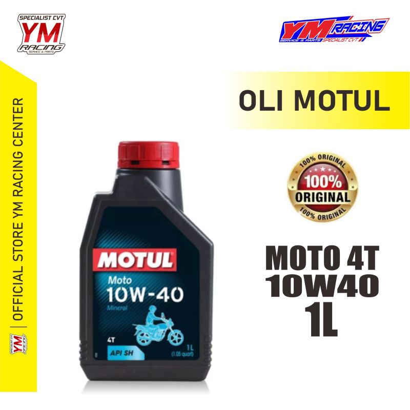 OLI MOTUL MOTO 10W40 1L / MOTUL MOTO 10W 40 4T 1 LITER MOTUL OIL 10W40 4T 1L - OLI MOTUL