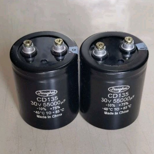 Kapasitor capacitor elco elko 55000 uf 55,000 uf 55 mf 30v Copotan