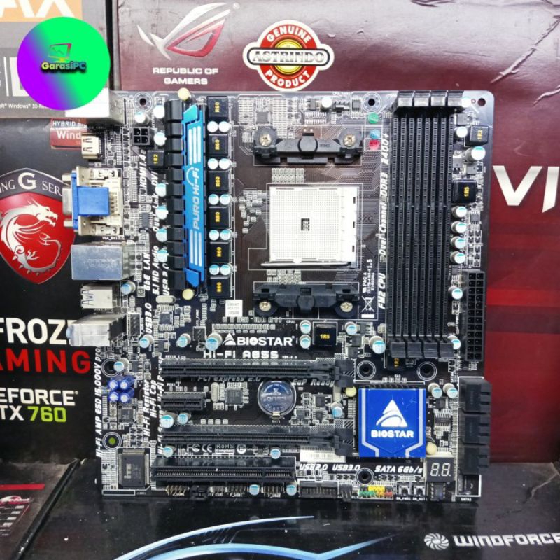 Motherboard AMD BIOSTAR Hi-Fi A85S Socket FM2 DDr3