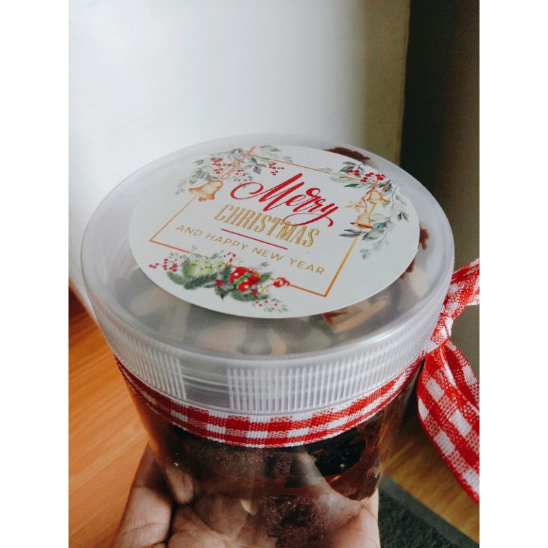 

HAMPERS NATAL, RAMADHAN, FUDGY BROWNIES BITE IN JAR LUMER NUTELLA COKELAT ALMOND | BROWNIES PREMIUM | GIFT, HAMPERS PREMIUM