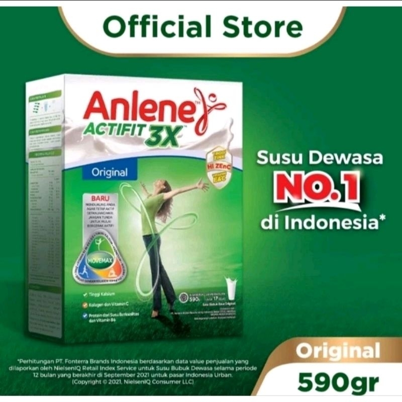 

ANLENE Actifit 3X 590gr (EXP 09/2025)