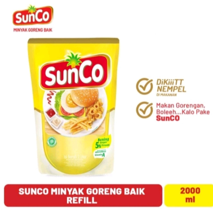 

Minyak Goreng SunCo Refill 2 Liter