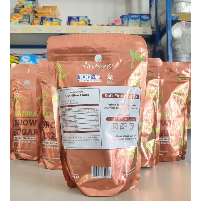 

HG Aromanis Brown Sugar 250Gr / Natural Brown Sugar 250Gr