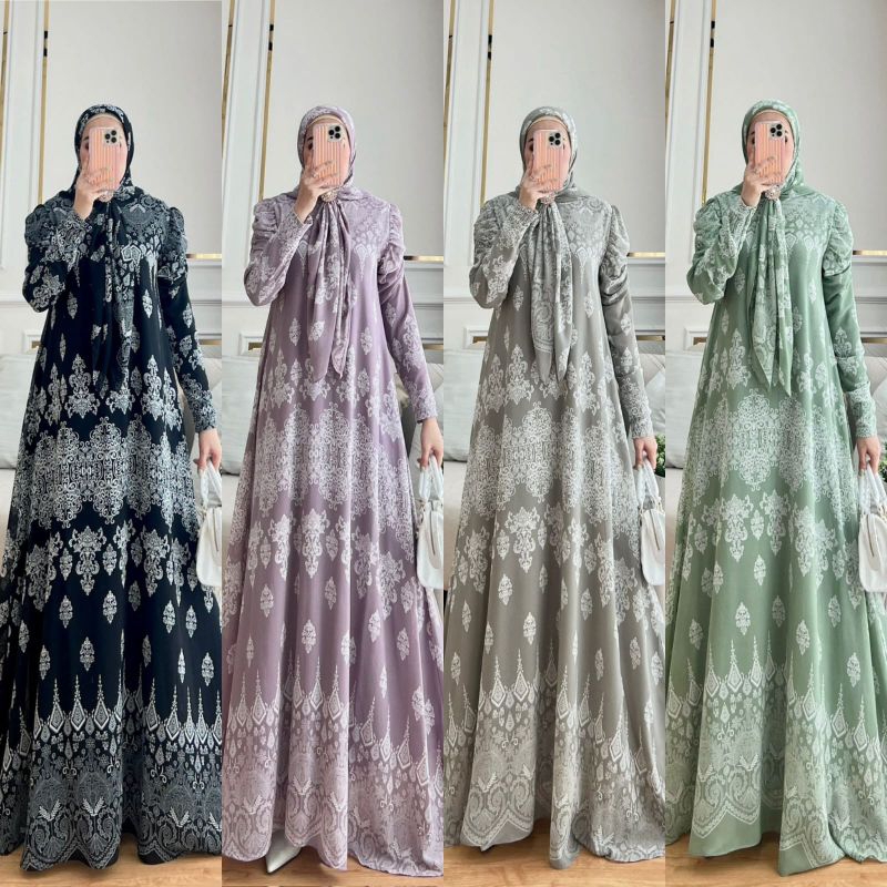 Set Hijab Agnia By Glamz 1387