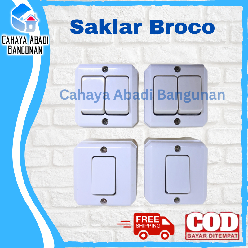 BROCO Saklar Sakelar Lampu Outbow OB