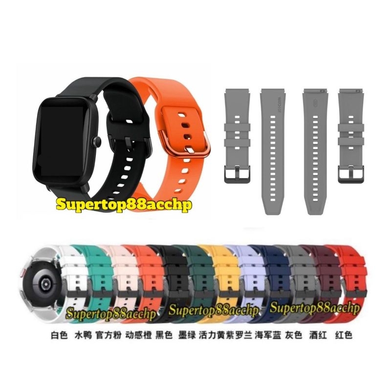 Strap Smartwatch Aukey Fitnes Tracker 10 Activity SW-1 / Fitnes12 Activity Rubber Tali Jam Tangan