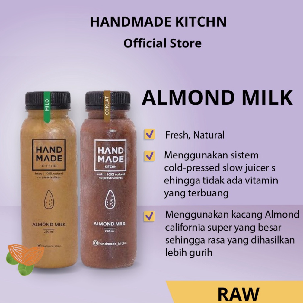

J27 HANDMADE KITCHN Almond Milk Bring it back